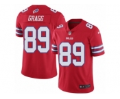 Men's Nike Buffalo Bills #89 Chris Gragg Limited Red Rush NFL Jersey