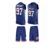 Men's Nike Buffalo Bills #97 Corbin Bryant Limited Royal Blue Tank Top Suit NFL Jersey