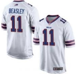 Nike Buffalo Bills #11Beasley White Men Stitched NFL Vapor Untouchable Limited Jersey