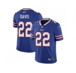Nike Buffalo Bills #22 Vontae Davis Royal Blue Team Color Men Stitched NFL Vapor Untouchable Limited Jersey