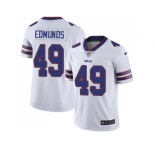 Nike Buffalo Bills #49 Tremaine Edmunds White Men Stitched NFL Vapor Untouchable Limited Jersey