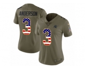 Women Nike Buffalo Bills #32 O. J. Simpson Limited Olive USA Flag 2017 Salute to Service NFL Jersey