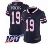 Women's Buffalo Bills #19 Andre Roberts Limited Navy Blue Inverted Legend 100th Season Football Jersey