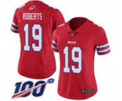 Women's Buffalo Bills #19 Andre Roberts Limited Red Rush Vapor Untouchable 100th Season Football Jersey