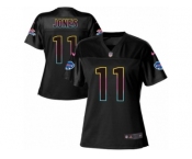 Women's Nike Buffalo Bills #11 Zay Jones Game Black Fashion NFL Jersey