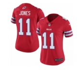Women's Nike Buffalo Bills #11 Zay Jones Limited Red Rush NFL Jersey