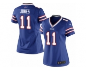 Women's Nike Buffalo Bills #11 Zay Jones Limited Royal Blue Team Color NFL Jersey