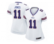 Women's Nike Buffalo Bills #11 Zay Jones Limited White NFL Jersey