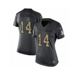 Women's Nike Buffalo Bills #14 Sammy Watkins Limited Black 2016 Salute to Service NFL Jersey