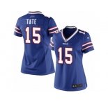 Women's Nike Buffalo Bills #15 Brandon Tate Limited Royal Blue Team Color NFL Jersey