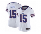 Women's Nike Buffalo Bills #15 Brandon Tate Vapor Untouchable Limited White NFL Jersey