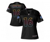 Women's Nike Buffalo Bills #16 Andre Holmes Game Black Fashion NFL Jersey