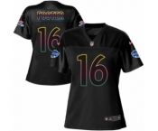 Women's Nike Buffalo Bills #16 Robert Foster Game Black Fashion NFL Jersey