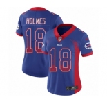Women's Nike Buffalo Bills #18 Andre Holmes Limited Royal Blue Rush Drift Fashion NFL Jersey