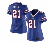 Women's Nike Buffalo Bills #21 Jordan Poyer Limited Royal Blue Team Color NFL Jersey