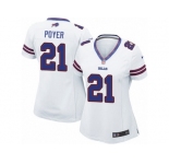Women's Nike Buffalo Bills #21 Jordan Poyer Limited White NFL Jersey