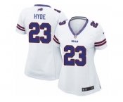 Women's Nike Buffalo Bills #23 Micah Hyde Limited White NFL Jersey