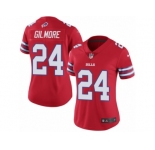 Women's Nike Buffalo Bills #24 Stephon Gilmore Limited Red Rush NFL Jersey