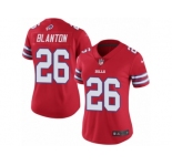 Women's Nike Buffalo Bills #26 Robert Blanton Limited Red Rush NFL Jersey