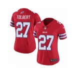 Women's Nike Buffalo Bills #27 Mike Tolbert Limited Red Rush NFL Jersey
