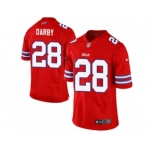 Women's Nike Buffalo Bills #28 Ronald Darby Limited Red Rush NFL Jersey
