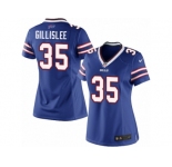 Women's Nike Buffalo Bills #35 Mike Gillislee Limited Royal Blue Team Color NFL Jersey