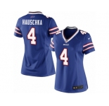 Women's Nike Buffalo Bills #4 Stephen Hauschka Limited Royal Blue Team Color NFL Jersey