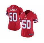 Women's Nike Buffalo Bills #50 Ramon Humber Limited Red Rush NFL Jersey