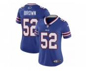 Women's Nike Buffalo Bills #52 Preston Brown Vapor Untouchable Limited Royal Blue Team Color NFL Jersey