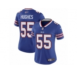 Women's Nike Buffalo Bills #55 Jerry Hughes Vapor Untouchable Limited Royal Blue Team Color NFL Jersey