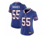 Women's Nike Buffalo Bills #55 Jerry Hughes Vapor Untouchable Limited Royal Blue Team Color NFL Jersey