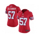 Women's Nike Buffalo Bills #57 Lorenzo Alexander Limited Red Rush NFL Jersey