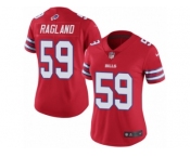 Women's Nike Buffalo Bills #59 Reggie Ragland Limited Red Rush NFL Jersey