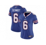 Women's Nike Buffalo Bills #6 Colton Schmidt Vapor Untouchable Limited Royal Blue Team Color NFL Jersey