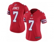 Women's Nike Buffalo Bills #7 Cardale Jones Limited Red Rush NFL Jersey