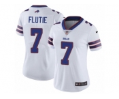 Women's Nike Buffalo Bills #7 Doug Flutie Vapor Untouchable Limited White NFL Jersey