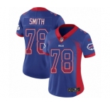 Women's Nike Buffalo Bills #78 Bruce Smith Limited Royal Blue Rush Drift Fashion NFL Jersey