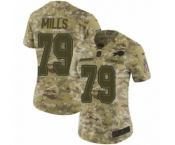 Women's Nike Buffalo Bills #79 Jordan Mills Limited Camo 2018 Salute to Service NFL Jersey