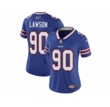 Women's Nike Buffalo Bills #90 Shaq Lawson Vapor Untouchable Limited Royal Blue Team Color NFL Jersey