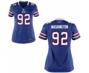 Women's Nike Buffalo Bills #92 Adolphus Washington Royal Blue Team Color NFL Jersey