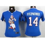 nike women nfl jerseys buffalo bills #14 fitzpatrick blue[portrait fashion]
