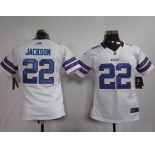 nike women nfl jerseys buffalo bills #22 jackson white[nike]