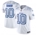 Youth Buffalo Bills #10 Khalil Shakir White 2025 F.U.S.E. “Rivalries” Vapor Untouchable Stitched Football Jersey