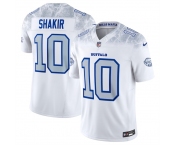 Youth Buffalo Bills #10 Khalil Shakir White 2025 F.U.S.E. “Rivalries” Vapor Untouchable Stitched Football Jersey