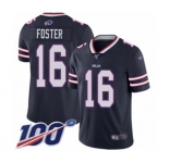 Youth Buffalo Bills #16 Robert Foster Limited Navy Blue Inverted Legend 100th Season Football Jersey