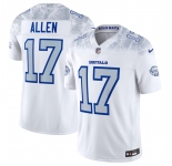 Youth Buffalo Bills #17 Josh Allen White 2025 F.U.S.E. “Rivalries” Vapor Untouchable Stitched Football Jersey