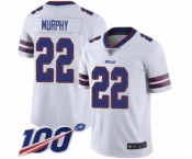 Youth Buffalo Bills #22 Marcus Murphy White Vapor Untouchable Limited Player 100th Season Football Jersey