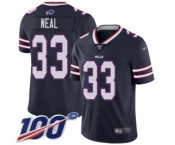 Youth Buffalo Bills #33 Siran Neal Limited Navy Blue Inverted Legend 100th Season Football Jersey