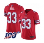 Youth Buffalo Bills #33 Siran Neal Limited Red Rush Vapor Untouchable 100th Season Football Jersey