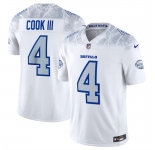 Youth Buffalo Bills #4 James Cook III White 2025 F.U.S.E. “Rivalries” Vapor Untouchable Stitched Football Jersey